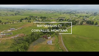 Montana Property  837 Nelson Ct Corvallis Montana [upl. by Risan]