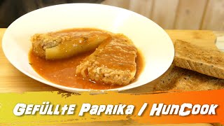 Gefüllte ungarische Paprika mit Reis und Hackfleisch  ein Stück Ungarn  Töltött paprika [upl. by Durkee]