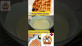 Waffle RecipeCrispy Waffle RecipeMr chef recipes [upl. by Ettebab]