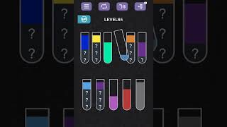 Water Sort Puzzle level 65 [upl. by Goodrich]