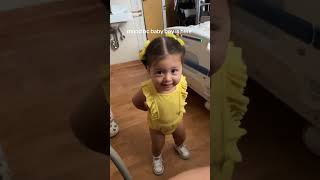 Her little dancing😍🥰 gianna juliette twins [upl. by Eldreeda950]