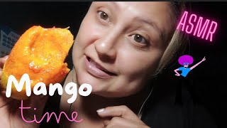 ASMR comiendo mangootra vez 🙈🤭 a mi me encantaaaaa [upl. by Henrion151]