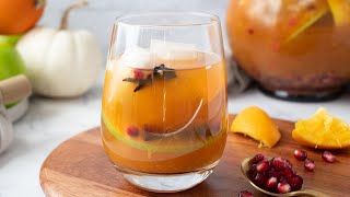 FallInspired Pumpkin Pomegranate Sangria Recipe [upl. by Boffa]