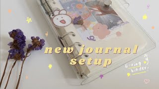 my first 6 ring binder journal lets setup amp decorate🔮 ･ﾟ✧ [upl. by Urbani949]