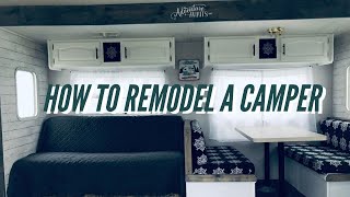 How to Remodel a Camper  Great DIY Ideas [upl. by Lamb]