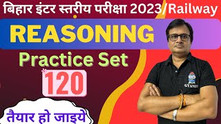 Practice Set 120  Reasoning  BSSC Inter Level bssc reasoning gyantu [upl. by Lemhaj]