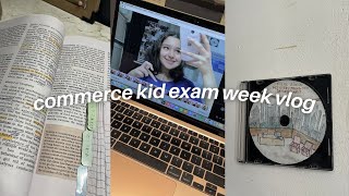 midterm exam week vlog ♡ cbse grade 12 commerce⋆⭒˚｡⋆ study with me ⋆⭒˚｡⋆ [upl. by Bowes]