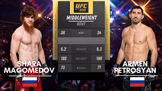 UFC 308Sharaputdin Magomedov vs Armen PetrosyanFull Fightufc308 magomedov petrosyan mma [upl. by Atinrahc]