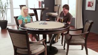 California House Reversible Top Game Tables  Galaxy Home Recreation [upl. by Lough281]