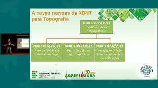 Dia Mundial do Agrimensor 2023  Normas Técnicas atuais para Topografia [upl. by Hyatt]