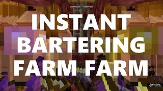 Minecraft Elegance Instant Bartering Farm Farm 800k dph Java 116 [upl. by Idnahk989]