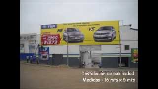 Paneles Publicitarios  Servicio de Instalación  Publicidad Exterior [upl. by Eded]