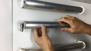 How to remove a roller blind [upl. by Alleuqahs]