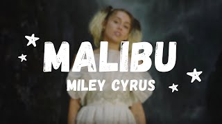 Malibu 💕 Miley Cyrus  Full Screen Lyric Status Video  MusicPhantom [upl. by Phene]