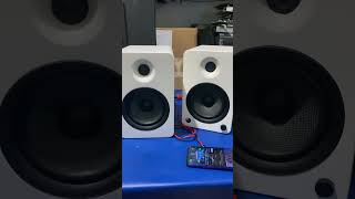 Test suara Kanto YU4 YU 4  Powered Bookshelf Speaker w Phono Preamp shorts reels [upl. by Wilie]