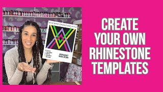 Make your own rhinestone pattern in 5 steps create your own rhinestone templates [upl. by Kirstyn700]