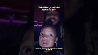 DDG amp Halo go to Halle’s first show 😭❤️ ddg hallebailey halo shorts concert viral [upl. by Conover]