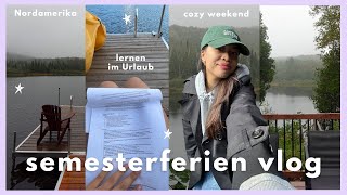 COZY SEMESTERFERIEN Lernen im Urlaub BWL Master Studentin Cozy Fall Weekend Vlog  Laica Vergara [upl. by Andryc778]