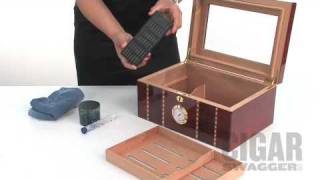 How to set up a humidor by CigarSwaggercomm4v [upl. by Katusha592]