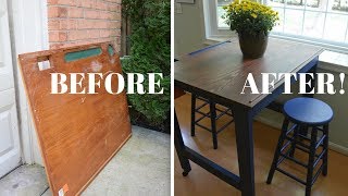 Eatin Kitchen Table Makeover  Furniture Makeovers  Thrift Diving [upl. by Yud]