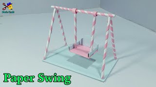 कागज़ का झूला  How To Make A Paper Swing  Jhula For Janamastmi Decoration  जन्माष्टमी सजावटी झूला [upl. by Jodi]