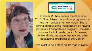 Elizabeth M Colorado Gives Day [upl. by Eilliw]