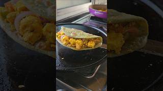 Veg Paneer Tacosviralvideo shortvideovegrollpaneer eveningsnacksfoodie streetfoodcookingvlog [upl. by Celeski155]