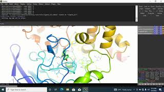 Identifying active site residues of Protein ligand interaction using Pymol [upl. by Eizzo274]