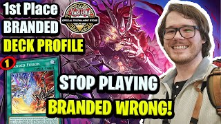 InDepth YuGiOh 1st Place BRANDED DESPIA Deck Profile  Combo  Play Through Mulcharmy EVERY DUEL [upl. by Adnertal]