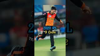 Rashid Khan total ipl Salary 2018to2024 🤑 cricket shorts ipl rashidkhan gt [upl. by Eaner]