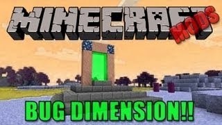 Minecraft Mods  Erebus Bug Dimension Mod [upl. by Airretnahs123]