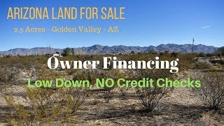 Arizona Land For Sale 235 Acres Golden Valley Owner Financing Available [upl. by Remington352]