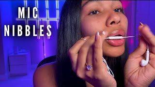 ASMR  Fast amp Aggressive Mic Nibbling  Mouth Sounds amp Triggers 👅⚡️ [upl. by Baryram]