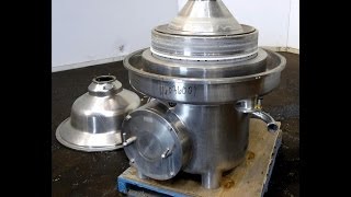 Used Westfalia MSA12001076 Desludger Disc Centrifuge  stock  46036001 [upl. by Evyn]