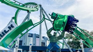 The Incredible Hulk Coaster  Official Ride POV  Islands Of Adventure  Bucketlist [upl. by Yesnik]