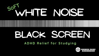 White Noise Black Screen  ADHD Relief  Improve Focus I Increase Dopamine [upl. by Yblok259]