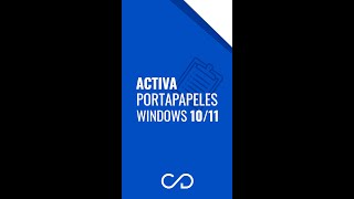 Cómo ACTIVAR el PORTAPAPELES en windows 10 y 11 [upl. by Pooley]