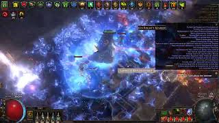 PoE 317 Self Chill Soulthirst Chaos Spark 1min T16 maps [upl. by Venezia]