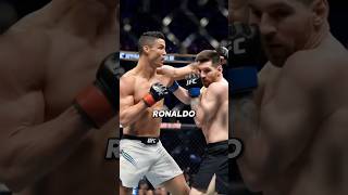 Ronaldo vs Messi in UFC Fight 😱🔥  Must Watch  shorts ronaldo [upl. by Adlanor]