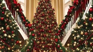 In Christmas 🎄 stairs decorationhow to decorate stairs on Christmas day [upl. by Nytsud301]