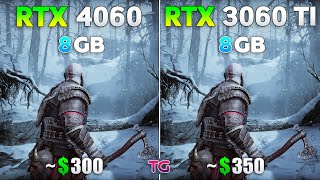 RTX 4060 vs RTX 3060 Ti  Test in New Games 2024 [upl. by Namsaj]