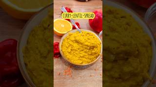 How to make the best currylentilspread Healthy easy protein pact and vegan [upl. by Samira]