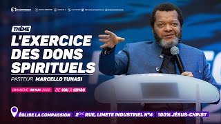 Lexercice des dons spirituels Pasteur MARCELLO TUNASI  culte du 29 mai 2022 [upl. by Phillane]