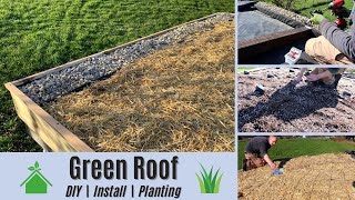 Green Roof DIY Episode 4 Finishing Up [upl. by Ainirtac]