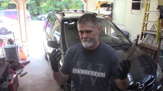 2004 MPV Window Regulator Part I  removal [upl. by Eidac105]