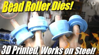 Make Custom Bead Roller Dies with 3D Printing [upl. by Enrobialc]