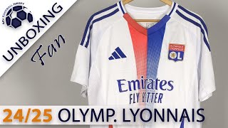 Olympique Lyonnais Home Jersey 2425 Minejerseys Fan Version Unboxing Review [upl. by Bar]