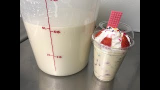 CREMA DULCE para las Fresas 🍓con Crema PARA NEGOCIO [upl. by Ettenirt]