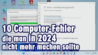 10 ComputerFehler die viele machen [upl. by Naehgem]