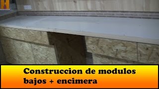 Construcción de modulo bajo  encimera [upl. by Ludovico]